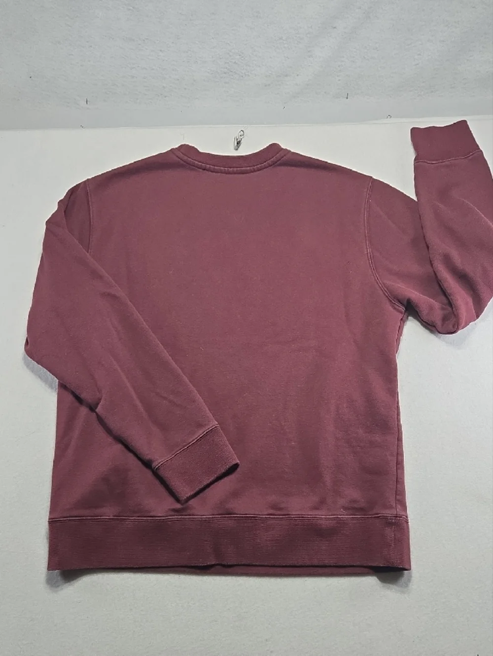 Vintage Eddie Bauer Men's Crewneck Sweatshirt Deep Burgundy - Picture 5 of 5